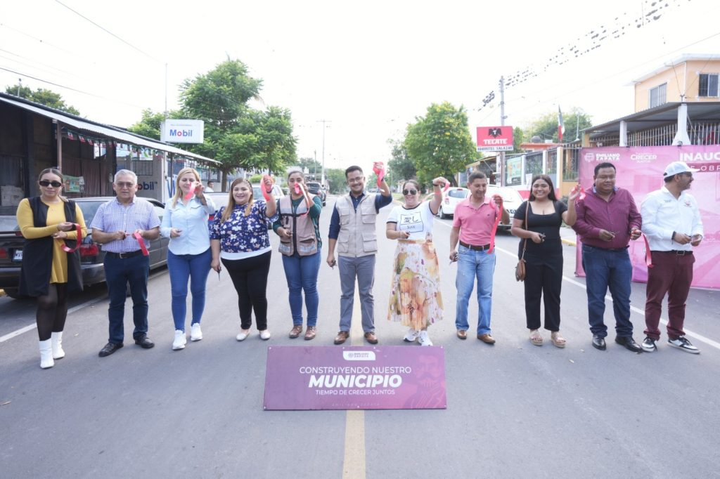 Con presupuesto participativo, rehabilitamos vialidades y espacios en Emiliano Zapata: Erick Ruíz