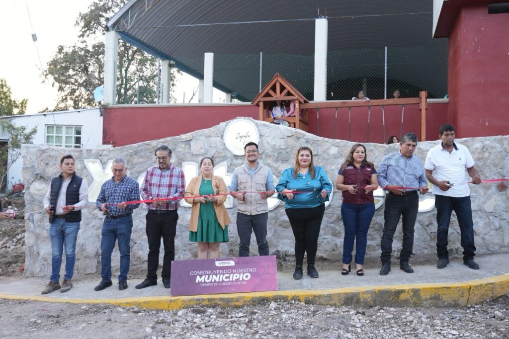 Gobierno de Emiliano Zapata cumple obra de presupuesto participativo a Xoltepec