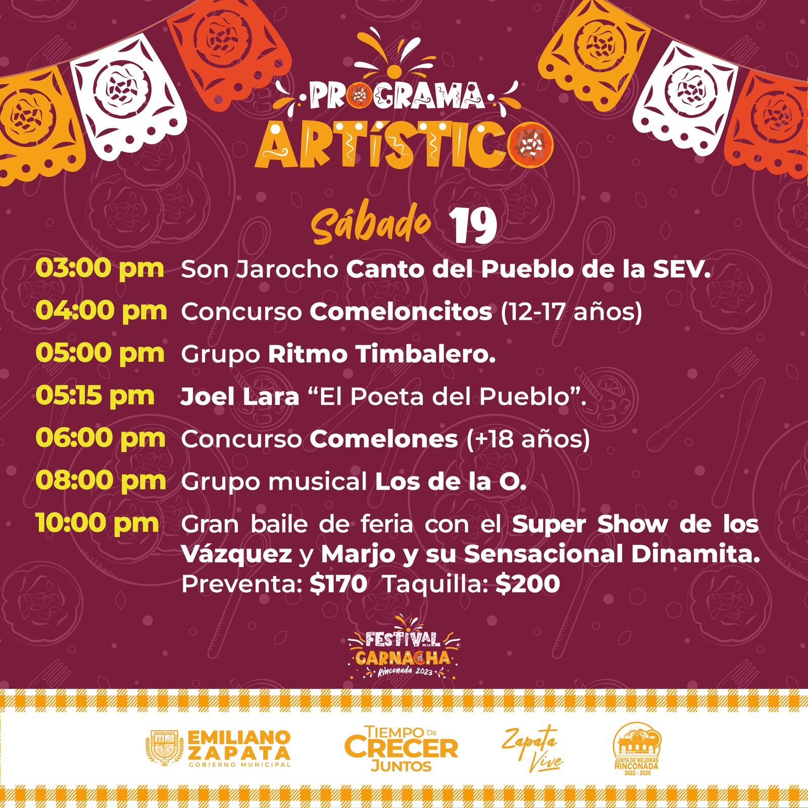 Programa Feria de la Garchacha 2023 03