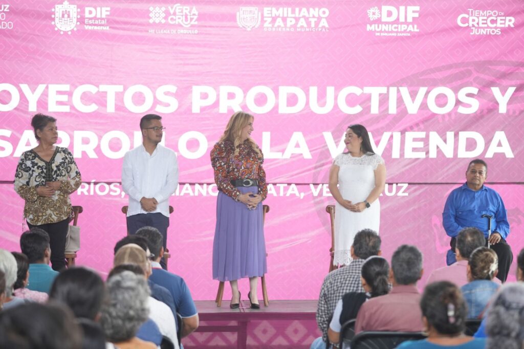 Reciben impulso al trabajo y la vivienda, familias de 39 localidades en Emiliano Zapata