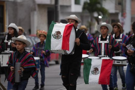 Desfile conmemorativo de la Revolución Mexicana 156