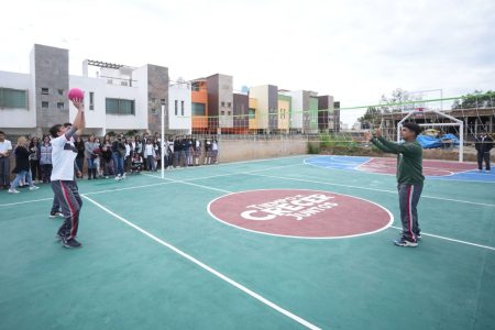 Entrega cancha deportiva a TEBAEV Jacarandas 04